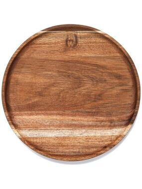 Acacia Wood Serving Tray Charcuterie Board Kitchen Countertop Organizer